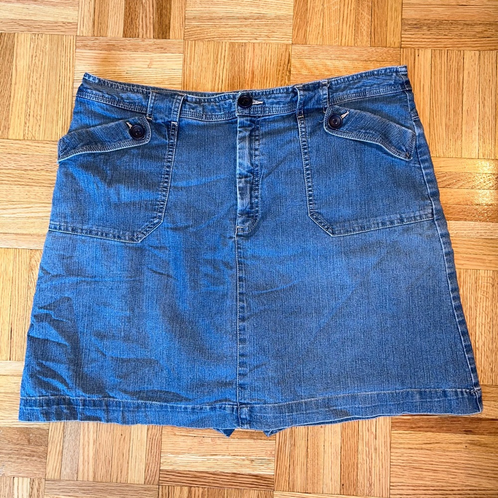 Denim Skort!